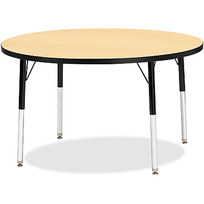 Jonti-Craft Berries Elementary Height Classic Round Color Top Table (6468JCE011)