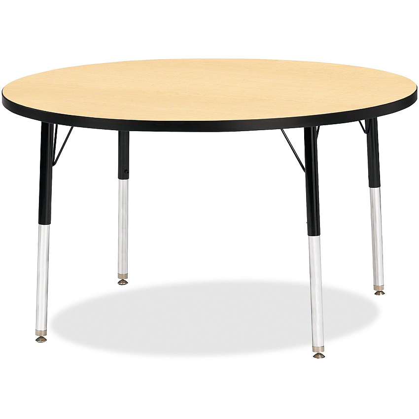Jonti-Craft Berries Elementary Height Classic Round Color Top Table (6468JCE011)