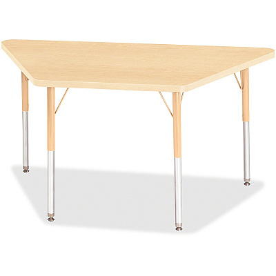 Jonti-Craft Berries Adult-Size Maple Prism Trapezoid Table (6438JCA251)