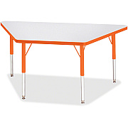 Jonti-Craft Berries Elementary Height Prism Edge Trapezoid Table (6438JCE114)