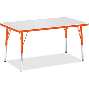 Jonti-Craft Berries Adult Height Color Edge Rectangle Table (6473JCA114)