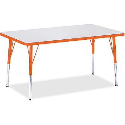 Jonti-Craft Berries Adult Height Color Edge Rectangle Table (6473JCA114)