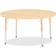 Jonti-Craft Berries Adult Height Maple Top/Edge Round Table (6433JCA251)