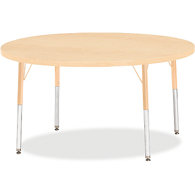 Jonti-Craft Berries Adult Height Maple Top/Edge Round Table (6433JCA251)