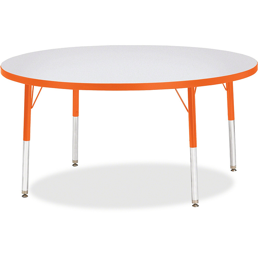 Jonti-Craft Berries Elementary Height Color Edge Round Table (6433JCE114)