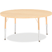 Jonti-Craft Berries Elementary Height Maple Top/Edge Round Table (6433JCE251)