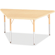 Jonti-Craft Berries Adult-Size Maple Prism Trapezoid Table (6443JCA251)