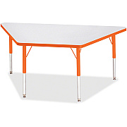 Jonti-Craft Berries Elementary Height Prism Edge Trapezoid Table (6443JCE114)