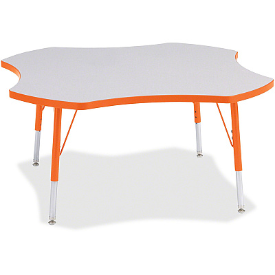 Jonti-Craft Berries Elementary Height Prism Four-Leaf Table (6453JCE114)