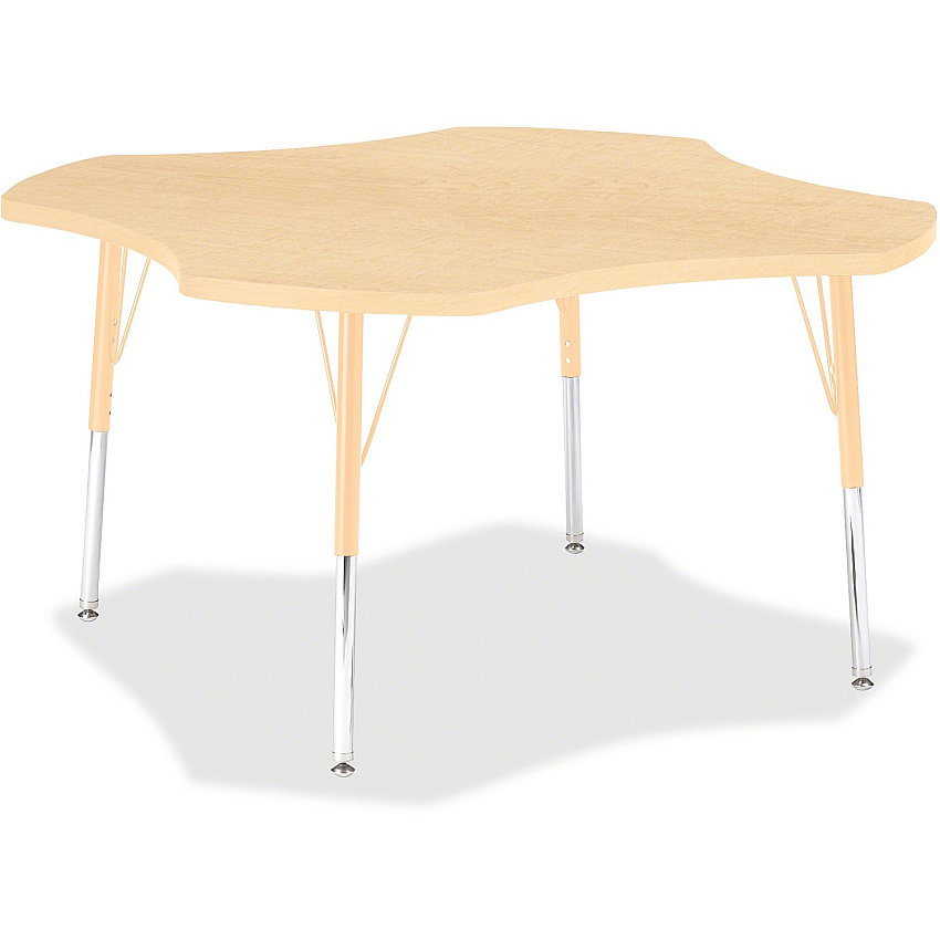 Jonti-Craft Berries Adult Maple Laminate Four-leaf Table (6453JCA251)