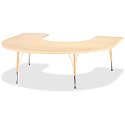 Jonti-Craft Berries Elementary Maple Laminate Horseshoe Table (6445JCE251)