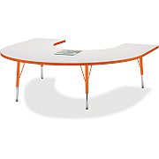 Jonti-Craft Berries Elementary Height Prism Edge Horseshoe Table (6445JCE114)