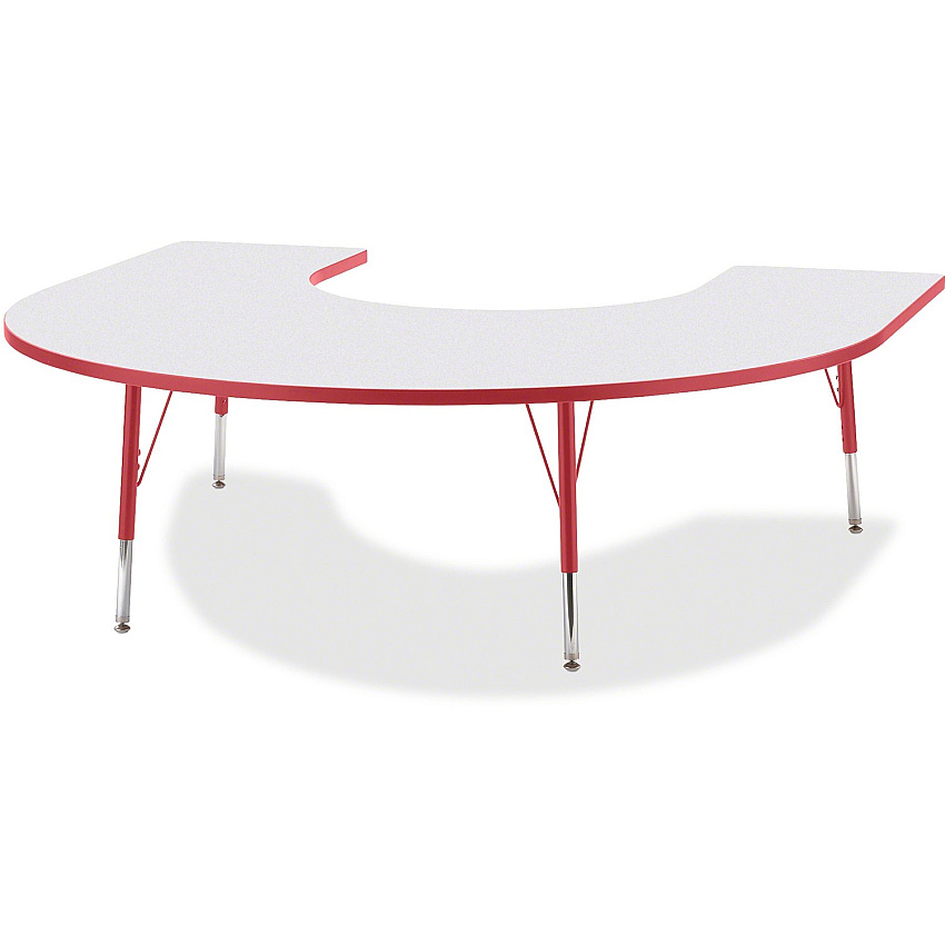 Jonti-Craft Berries Elementary Height Prism Edge Horseshoe Table (6445JCE008)