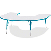 Jonti-Craft Berries Elementary Height Prism Edge Horseshoe Table (6445JCE005)