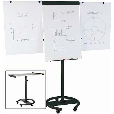 MasterVision MV 360 Degree Gold Ultra Mobile Easel (BVCEA4806156)