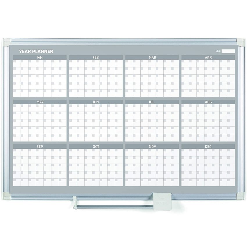MasterVision 36" 12-month Calendar Planning Board (BVCGA03106830)
