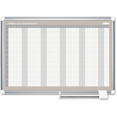 MasterVision Magnetic Gold Ultra 12 Month Planner (BVCGA0594830)