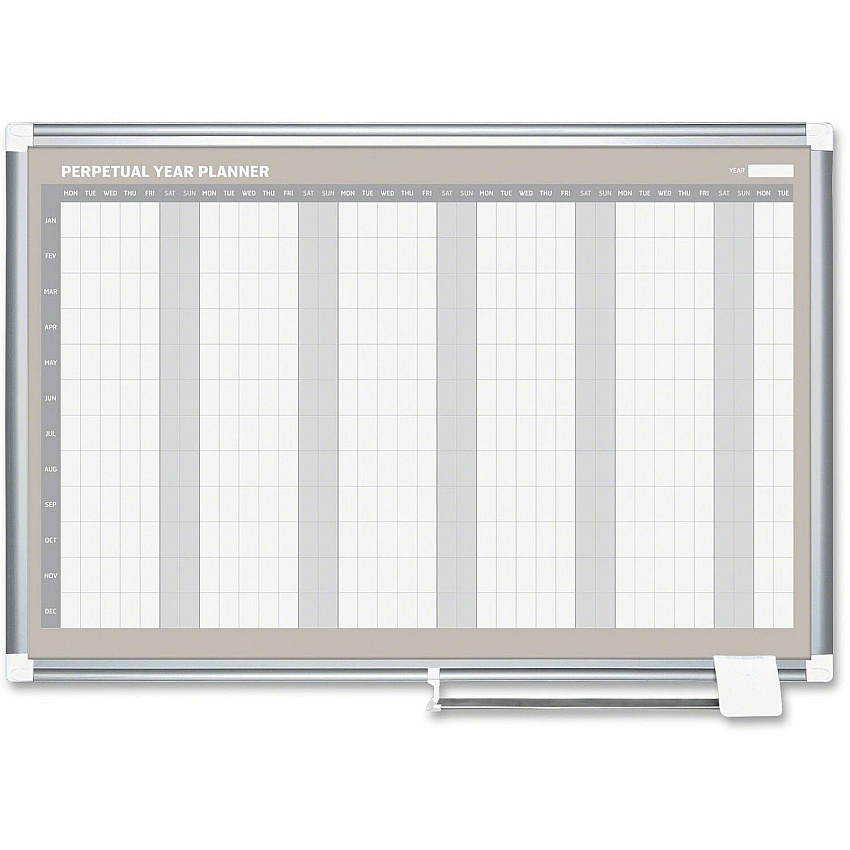 MasterVision Magnetic Gold Ultra 12 Month Planner (BVCGA0594830)