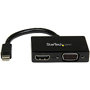 StarTech Mdp To Hdmi Vga Adapter Black (MDP2HDVGA)