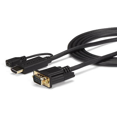 StarTech 3ft Hdmi To Vga Active Converter Cable (HD2VGAMM3)