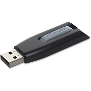 Verbatim 256GB Store 'n' Go V3 USB 3.2 Gen 1 Flash Drive - Gray (49168)