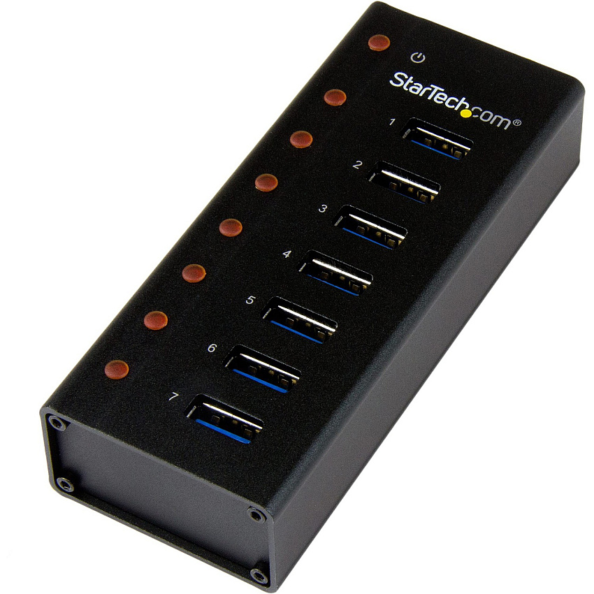 StarTech 7 Port Usb 3.0 Hub - Desktop /wall-mount (ST7300U3M)