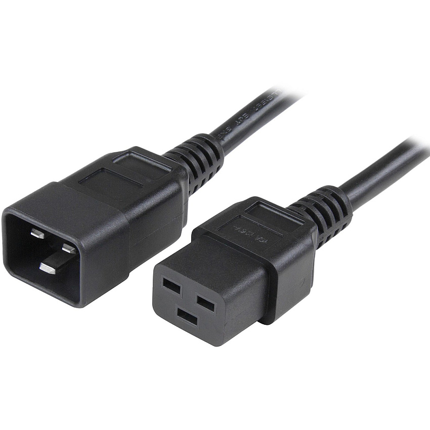 StarTech 3 Ft 14 Awg Power Cord C19 To C20 (PXTC19C20143)