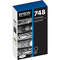 Epson DURABrite Pro 748 Original Standard Yield Inkjet Ink Cartridge - Black - 1 Each (EPST748120)