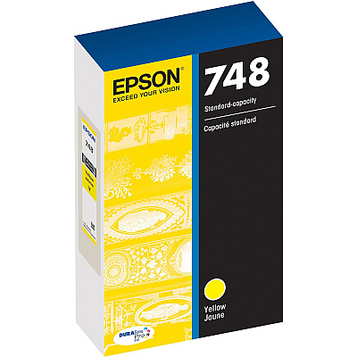 Epson DURABrite Pro 748 Original Standard Yield Inkjet Ink Cartridge - Yellow - 1 Each (EPST748420)