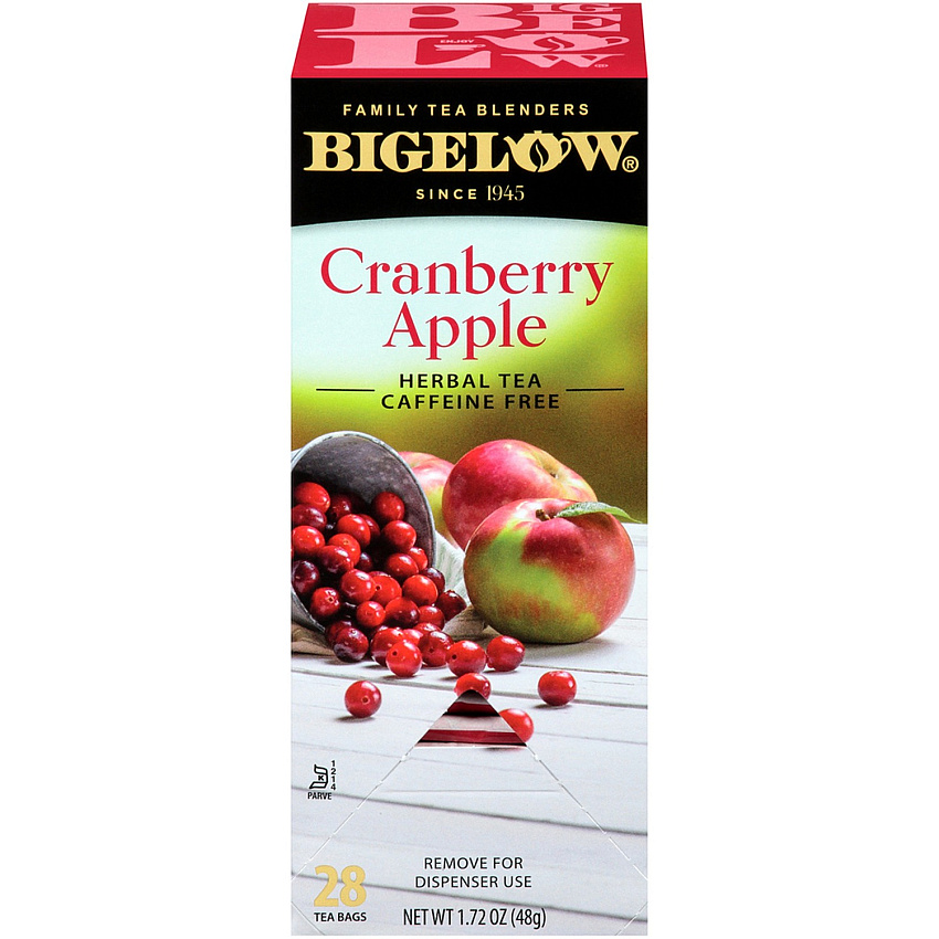 Bigelow Cranberry Apple Herbal Tea Bag (BTC10400)
