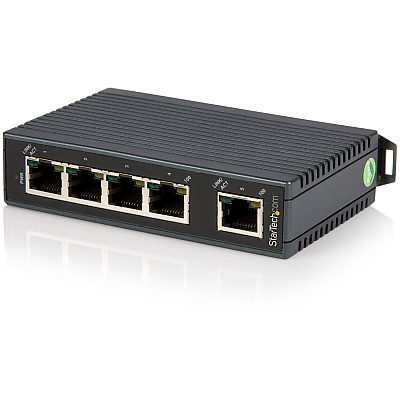 StarTech 5 Port Industrial 10/100 Ethernet Switch (IES5102)