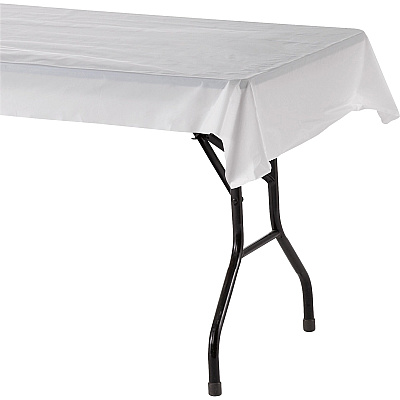 Genuine Joe Banquet-Size Plastic Tablecover (GJO10324CT)