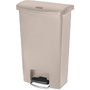Rubbermaid Commercial Slim Jim 13G Front Step Container (RCP1883458)