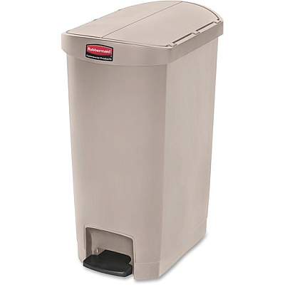 Rubbermaid Commercial Slim Jim 13G End Step Container (RCP1883459)