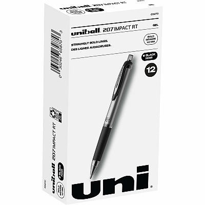 uniball 207 Impact RT Gel Pens (UBC65870DZ)