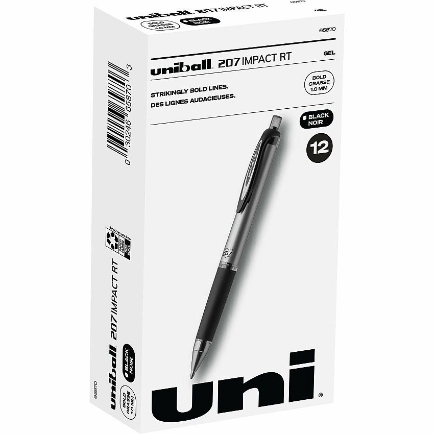 uniball 207 Impact RT Gel Pens (UBC65870DZ)