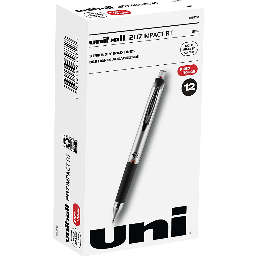 uniball 207 Impact RT Gel Pens (UBC65872DZ)