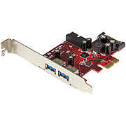 StarTech 4 Port Pcie Usb 3.0 Card - 2 Ext & 2 Int (PEXUSB3S2EI)