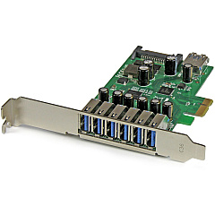 StarTech 7 Pt Pci Express Usb 3.0 Card - Std & Lp (PEXUSB3S7)