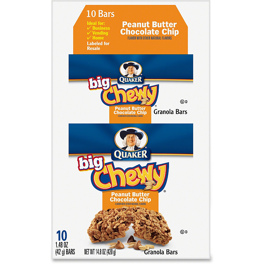 Quaker Peanut Butter Big Chewy Granola Bar (QKR31566)