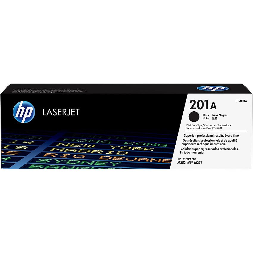 HP 201A Original Laser Toner Cartridge - Black - 1 / Pack (HEWCF400A)