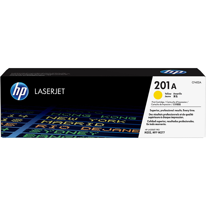 HP 201A Original Laser Toner Cartridge - Yellow - 1 / Pack (HEWCF402A)