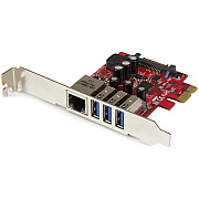StarTech 3pt Pcie Usb 3.0 Card + Gigabit Ethernet (PEXUSB3S3GE)