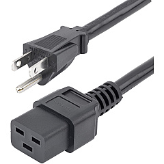 StarTech 6ft Heavy Duty Power Cord, 5-15p To C19 (PXT515C19146)