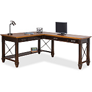 Martin Hartford Right Hand Facing Open L-Shaped Desk - 4-Drawer (IMHF386RRR)