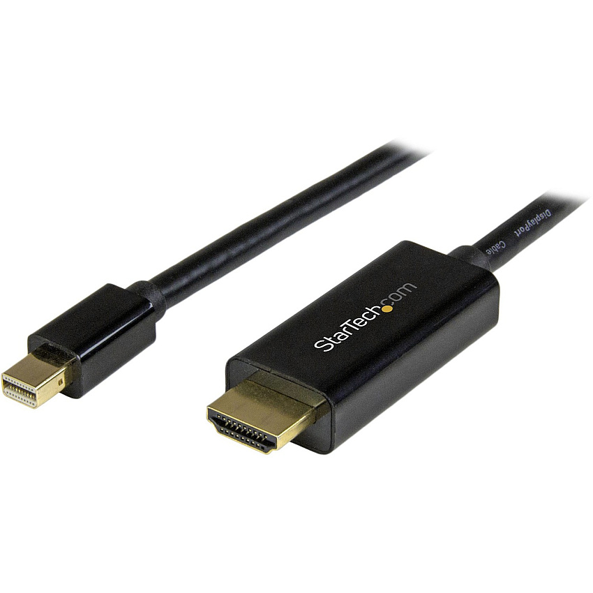 StarTech 6ft 2m Mini Displayport To Hdmi Cable 4k (MDP2HDMM2MB)
