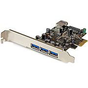 StarTech 4 Port Pci Express Usb 3.0 Card - 3 + 1 (PEXUSB3S42)