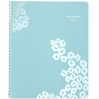 AT-A-GLANCE Wild Washes Weekly/Monthly Planner, Flora and Fauna Artwork, 11 x 8.5, Blue Cover, 13-Month: Jan 2026 to Jan 2027 (523905)