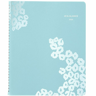 AT-A-GLANCE Wild Washes Weekly/Monthly Planner, Flora and Fauna Artwork, 11 x 8.5, Blue Cover, 13-Month: Jan 2026 to Jan 2027 (523905)
