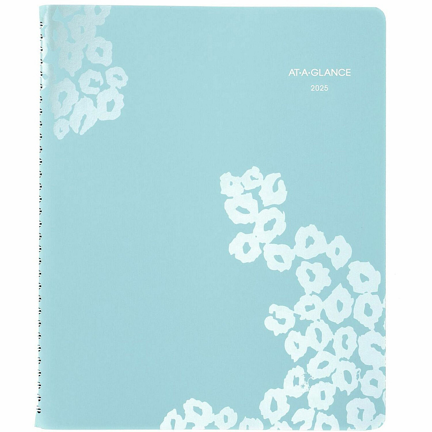 AT-A-GLANCE Wild Washes Weekly/Monthly Planner, Flora and Fauna Artwork, 11 x 8.5, Blue Cover, 13-Month: Jan 2026 to Jan 2027 (523905)